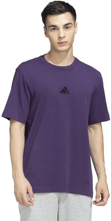 adidas Essentials Small Logo Single Jersey Tee Men's T-Shirt on Amazon - Best Deal Finder