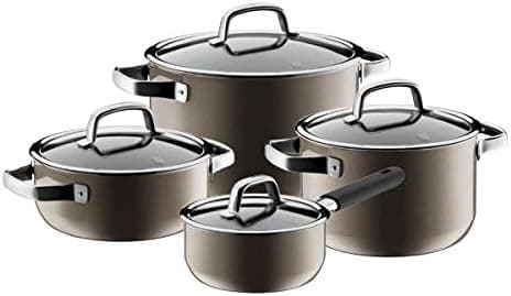WMF Fusiontec 4-Piece Cookware Set, Dark Brass على Amazon.ae - متتبع الأسعار