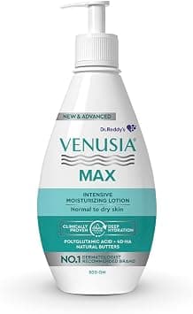 Dr. Reddy's Venusia Max Intensive Moisturizing Lotion | Enriched with 4D Hyaluronic Acid & Polyglutamic Acid | Clinically Proven Deep Penetration for Long lasting hydration | For Face & Body | on Amazon.ae - Price Tracker