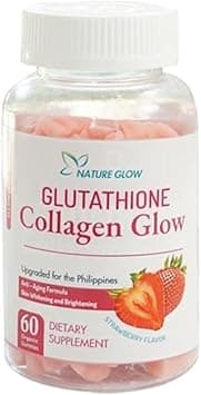 Glutathione Collagen Glow Gummies Skin Whitening & Anti-Aging Supplement, Strawberry Flavor, 60 Count on Amazon.ae - Price Tracker
