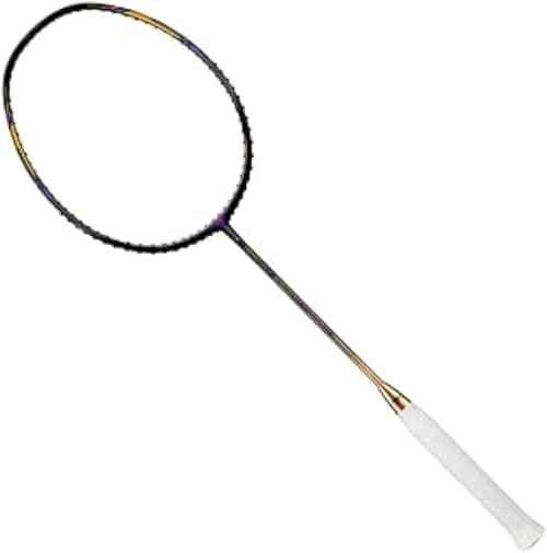 Li-Ning Aeronaut 9000 Unstrung Steel Badminton Racquet (White, Gold) on Amazon.ae - Price Tracker