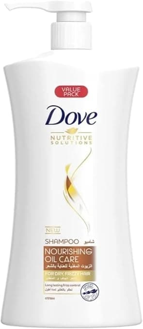 Dove Shampoo for frizzy and dry hair, Nourishing Oil Care, nourishing care for up to 100% smoother* hair, 1000ml Package design may vary on Amazon.ae - Price Tracker