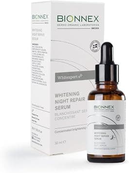 Bionnex Whitexpert Night Repair Serum – Whitening Serum with Chaga Mushroom, Curcuma Longa, Vitamin C & Lumiskin – Corrects Dark Spots, Uneven Skin Tone – For All Skin Types – 30 ML on Amazon.ae - Price Tracker