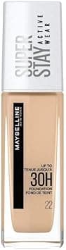 Maybelline New York Foundation, Superstay Active Wear 30 Hour Long-Lasting Liquid Foundation, Lightweight Feel, Water, Sweat and Transfer Resistant, 30 ml, Shade: 22, Light Bisque on Amazon.ae - Price Tracker