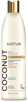 KATIVA COCONUT ALMOND RET SHAMPOO | 355mL | Rebuilds the hair strand, providing moisture and shine | Almond oil, conditions and moisturizes hair on Amazon.ae - Price Tracker