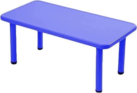 X IANGYU Kids Table Square Plastic Table Writing Study Desk Height-Adjustable(Blue) on Amazon.ae - Price Tracker