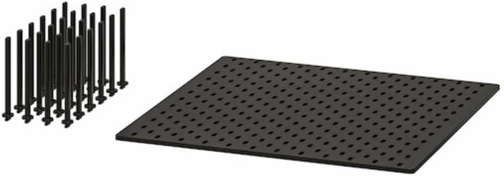 Pegboard Drawer Organiser, Anthracite, Drawer Organizer, Adjustable Holder for Kitchen, Customise Drawers for Plates, Pots, Lids or Food Containers - Stylish Black Design, 60 cm (1pc) on Amazon.ae - Price Tracker