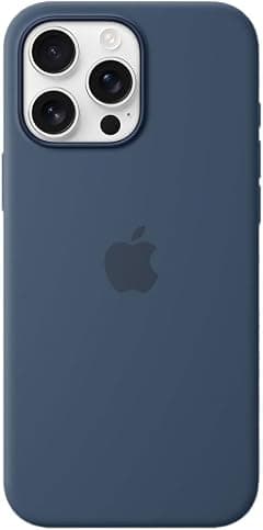 Apple iPhone 16 Pro Max Silicone Case with MagSafe - Denim - متتبع أسعار Amazon.sa