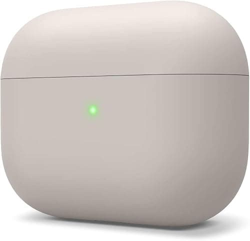 elago Liquid Hybrid Silicone Case Designed for Apple AirPods Pro Case - Triple Layer Structure : Perfect Shockproof Protection, LED Visible, Premium Silicone Cover (Stone Beige) on Amazon - Best Deal Finder
