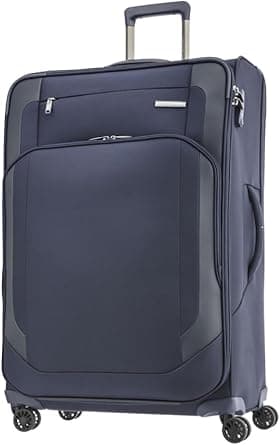 Samsonite Hexel Suitcase, 4 Spinner Wheels, 100% Nylon, TSA Lock|Trifold Garment Bag|Shoe Bag|Expandable|Front Storage Compartment|Top Storage Pocket - 10 Years International Warranty on Amazon.ae - Price Tracker