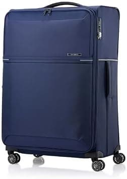 Samsonite 73H Suitcase Check-In Size 78 cm / 29 inch, 4 Spinner Wheels, 100% Nylon, Navy|Soft Top|Front Pocket Compartment|TSA Combination Lock|Expandable - 10 Years International Warranty on Amazon.ae - Price Tracker