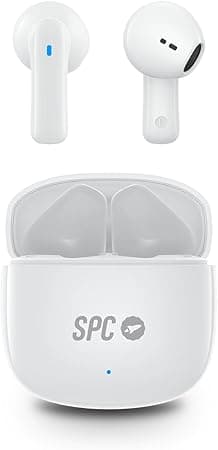 SPC Zion 2 Play Bluetooth Headphones In-Ear with 28 Hours Battery Life on Multiple Charging, Ultra Compact, Hands-Free Calling, Voice Assistant and Very Small USB-C Charging Case - White on Amazon.ae - Price Tracker