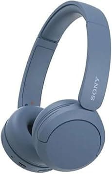 Sony WH-CH520 Wireless Bluetooth Headphones - up to 50 Hours Battery Life with Quick Charge, On-ear style - Blue - متتبع أسعار Amazon.sa