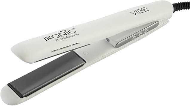 Ikonic Professional Vibe Hair straightener-White | Straightener with AI Technology| Ceramic Floating Plates| Ionic Technology| Easy to Use on Amazon.ae - Price Tracker