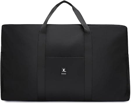 Duffle Bag, Extra Large Travel Bag, Festival Decoration Items Storage Bags, Go to College Storage Bag, Water Resistant Lightweight Duffel Bag for Outdoor Camping (01black-68 * 43 * 21cm) on Amazon.ae - Price Tracker