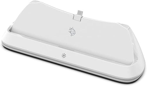 Porodo Gaming PS Portal charge & Docking station, Magnetic Charging, RGB Light, Pogo Output DC 5V, Anti-Slip Base, Type-C Input 5V/2A - White on Amazon - Best Deal Finder