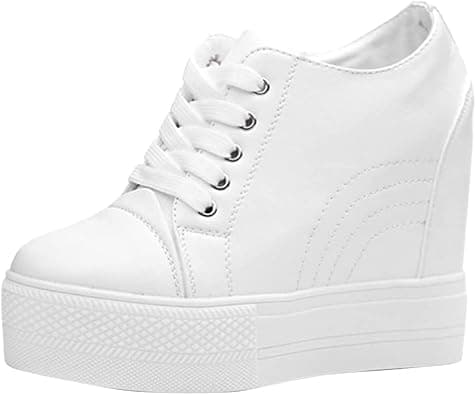 ACE SHOCK Women Wedges Sneakers with Hidden Heel Ankle High on Amazon.ae - Price Tracker