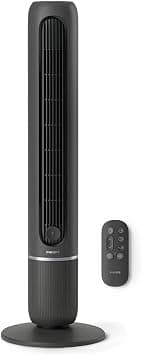 Philips Tower Fan 5000 Series, airflow 2.370 m3/h, 3 modes, 5 speed, 80° oscillation, Charcoal Grey - CX5550/01 على Amazon.ae - متتبع الأسعار