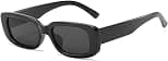 Dollger Retro Rectangle Sunglasses for Women 90’s Vintage Shades Unisex Square Thick Frame Glasses UV Protection - Amazon.ae Price Tracker