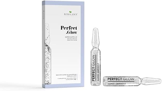 Bio Balance Super Ampoule Perfect Glow Day and Night | Enriched with Azeloglicina 10%, Azelaic acid and Glycerine | Dark Spot Corrector, Brightening | Porcelain Look | 30 Applications | 20ml on Amazon.ae - Price Tracker