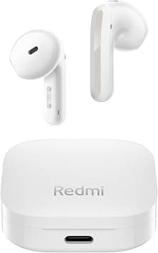 Xiaomi Redmi Buds 6 Active AI Wireless Earphones, Noise-Canceling Calls, Bluetooth 5.4, Low Latency, Deep Bass, Google Fast Pair, Fast Charging, USB Type-C, 36-Hour Battery Life, Lightweight, White - Amazon.sa Price Tracker