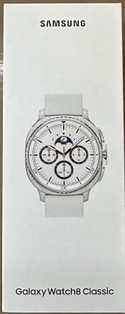Samsung Galaxy Ai Watch 8 Classic Latin American Version SM-L500NZ (46mm) Bluetooth Wellness Tips Heart Rate Sleep to Workout Fitness Tracker - متتبع أسعار Amazon.sa
