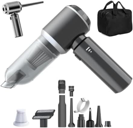 Zomsha Cordless Handheld Vacuum Cleaner, Portable, for Car and Home, with Multiple Attachments and Carry Bag on Amazon - Best Deal Finder