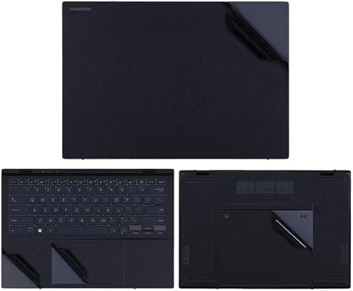 Gruattreay Laptop Decal Cover Compatible with 2025 ASUS ZenBook DUO 14 UX8406 14-inch Anti-Scratch Sticker Three Sided Notebook Film Laptop Film (Black Matte) on Amazon.ae - Price Tracker