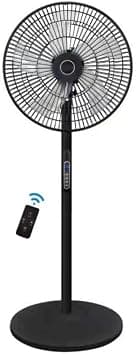 Oscillating Standing Fan with Remote Control 16 Inch Quiet Pedestal Fans Timer 8 Speeds Adjustable Portable Floor Fan for Bedroom Living Room Home Office (Black) on Amazon.ae - Price Tracker