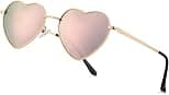 Polarized Heart Sunglasses for Women Fashion Lovely Style Metal Frame UV400 Protection Lens - Amazon.ae Price Tracker