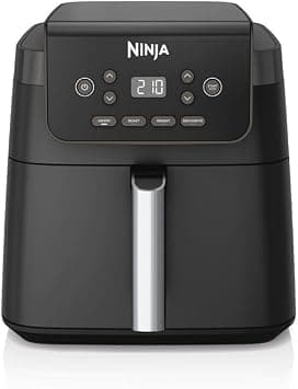 Ninja 6.2L Oil Free Hot Air Fryer Large Square Drawer Roaster Deep Fryer Hot Air Fryer Drying Heating Digital Non-stick Dishwasher Safe Basket Black AF170EU on Amazon.ae - Price Tracker
