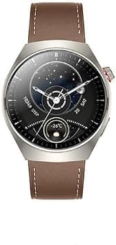 HainoTeko Haino Teko-32 Waterproof Smartwatch With Curved AMOLED Display Bluetooth Calling 3 Pair Straps and Charging Cable Designed for Men (Silver) on Amazon.ae - Price Tracker