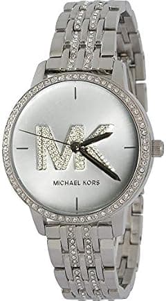 Michael Kors Women's Melissa Watch (MK4370) - Silver - متتبع أسعار Amazon.sa