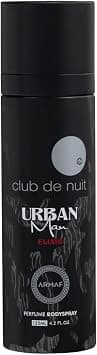 Armaf Club De Nuit Urban Man Elixir Black Perfume Body Spray for Men 125ml, Long Lasting Deodorant for Man, Woody Amber Fragrance with Bergamot, Lavender & Patchouli على Amazon.ae - متتبع الأسعار