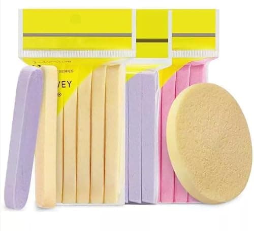 120 PCS Exfoliating Wash Round Face Sponge,Makeup Removal Sponge Pad,Cleansing Facial Sponges for Estheticians,Spa Face Cleansing on Amazon - Best Deal Finder