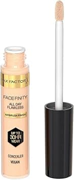 Max Factor Facefinity All Day Flawless Concealer - Liquid Concealer, Lightweight Concealer, Vegan Formula, Concealer for Dark Circles, Up To 30hr Wear, 8 Buildable Shades - 040, 7.8ml on Amazon.ae - Price Tracker