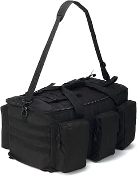 Sparklekle Military Duffel Bag 50L Gym Bag for Men Convertible Weekend Backpack for Sports Travel Camping, 50L-Black, 20" x 12" x 12" على Amazon.ae - متتبع الأسعار