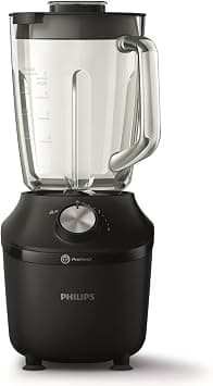 Versuni Philips Blender 3000 Series, ProBlend System, 2L Maximum Capacity, 1.25L Effective Capacity, 600W, 2 Speed Settings & Pulse, Glass Jar, Black (HR2291/01) on Amazon.ae - Price Tracker