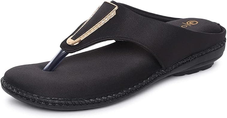 ORTHO JOY Fancy doctor slippers | Stylish chappal for women | Comfortable flat sandals for women stylish على Amazon.ae - متتبع الأسعار
