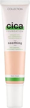 Collection Cosmetics Hydrating Medium Coverage Cica Foundation Infused with Anti-Redness, Vegan Foundation, 30ml, Fair on Amazon.ae - Price Tracker