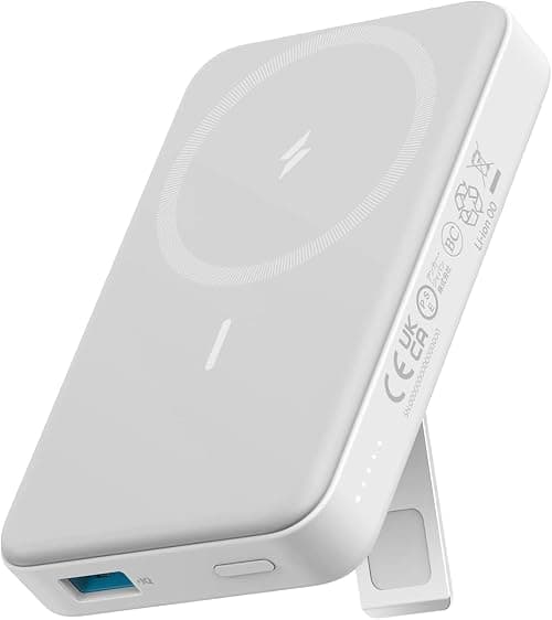 Anker 633 Magnetic Power Bank, 10,000mAh Foldable Magnetic Wireless Portable Charger, Only for iPhone17/17 Air/17 Pro/17 Pro Max, iPhone 16/15/14 Series(White) on Amazon - Best Deal Finder