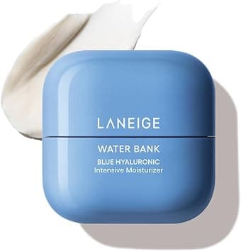 LANEIGE Water Bank Blue Hyaluronic Intensive Moisturizer: Hydrating Face Cream for Very Dry Skin with Squalane & Peptide for Skin Barrier Support, Dermatologist-Tested على Amazon.ae - متتبع الأسعار