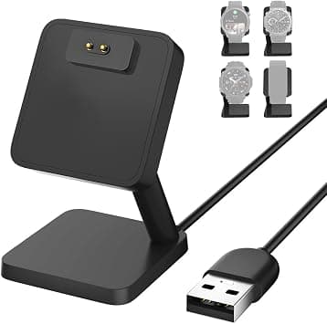 ELEPHANTBOAT® Charger Stand Compatible with Amazfit T-Rex 3 Pro/Balance/T-Rex 3, Magnetic Fast Charging Dock Cradle Base, Portable USB Charging Station Holder for Smartwatch – Black on Amazon.sa - Price Tracker