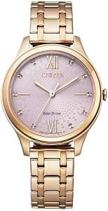 Citizen Women's Analogue Eco-Drive Watch with a Stainless Steel Band - Amazon.ae Price Tracker