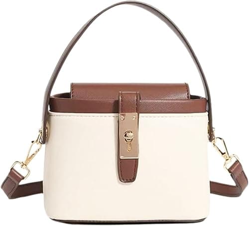 Crossbody Bag for Women Elegant Small Handbag with Top Handle Vintage Shoulder Purse PU Leather Messenger Bag for Daily and Work Use on Amazon.ae - Price Tracker