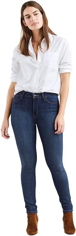 Levi's Women's 18882-0047 721 High Rise Skinny Jeans, Dark Indigo - Flat Finish, 26W / 30L on Amazon.ae - Price Tracker