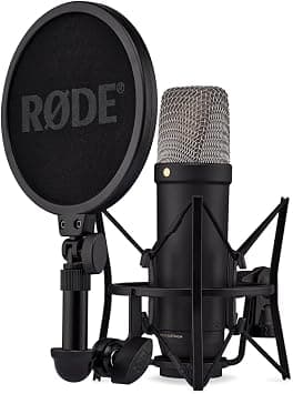 RØDE NT1 5th Generation Large-diaphragm Studio Condenser Microphone with XLR and USB Outputs, Shock Mount and Pop Filter for Music Production, Vocal Recording and Podcasting (Black) on Amazon.ae - Price Tracker