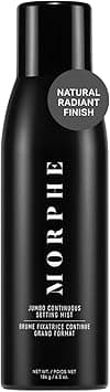 Morphe Jumbo Continuous Setting Spray - Micro-Fine Makeup Setting Spray with a Natural Radiant Finish - Helps Makeup Resist Caking or Fading & Increases Wear of Foundation (6.5 fl oz) on Amazon.ae - Price Tracker