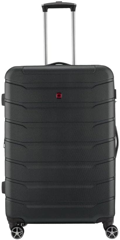 Wenger Vaiana Harcase 4 Double Wheel Expandable Check-In Luggage Trolley 78Cm Black على Amazon.ae - متتبع الأسعار
