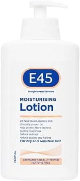 E45 Dermatological Moisturising Body Lotion for Dry Skin, Lightweight Daily Hydration, Fast-Absorbing Formula, Suitable for Sensitive Skin - 500ml Pack Of 1 على Amazon.ae - متتبع الأسعار